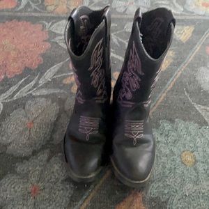 Girls cowgirl boots size 1